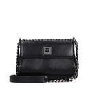 Black Leather Crossbody Bag