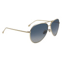 Gold Metal Sunglasses