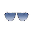 Blue Metal Sunglasses