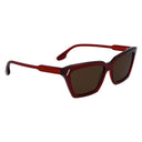Red Acetate Sunglasses