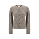 Beige Cashmere Cardigan
