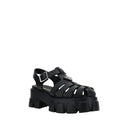 Black Acetate Platform Sandals