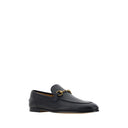 Black Calf Leather Bos Taurus Slip-On Loafers