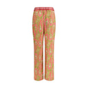 Multicolor Polyester Pants