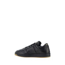 Black Calf Leather Bos Taurus Low Top Sneakers