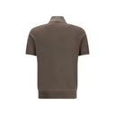 Brown Cotton Polo Shirt