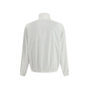 White Polyamide Full-Length Jacket