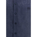 Blue Linen Dress Shirt