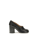 Black Calf Leather Bos Taurus Platform Pumps