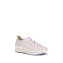 Cream Calf Leather Bos Taurus Low Top Sneakers