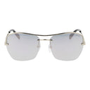 Silver Metal Sunglasses