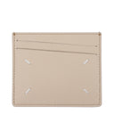 Beige Leather Cardholder