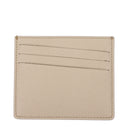 Beige Leather Cardholder