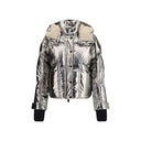 Silver Polyester Coat
