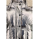 Silver Polyester Coat
