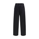 Black Cotton Athletic Pants