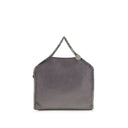 Gray Polyester Shoulder Bag