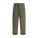 Bicolor Cotton Chino Pants