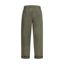 Bicolor Cotton Chino Pants