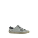 White Calf Leather Bos Taurus Low Top Sneakers