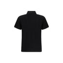 Black Cotton Polo Shirt