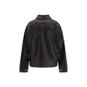 Brown Viscose Bomber