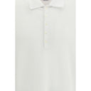 White Cotton Polo Shirt