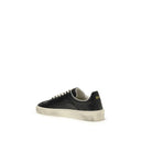 Black Calf Leather Bos Taurus Low Top Sneakers