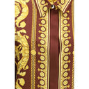 Bordeaux Silk Pattern Shirt