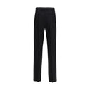 Black Fleece Wool Dress Pants