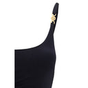 Black Polyamide One-Piece Swimsuit