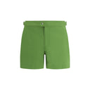 Bicolor Polyester Swim Shorts