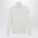 Moncler Grenoble White wool-blend turtleneck sweater