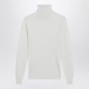 Moncler Grenoble White wool-blend turtleneck sweater