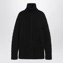 Moncler X Edward Enninful Black wool turtleneck sweater