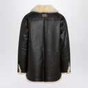 Acne Studios Shearling shirt jacket coffe brown