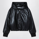 Acne Studios Hooded faux leather jacket
