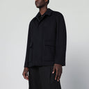 Lardini Blue zip-up wool jacket