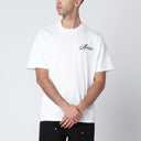 AMIRI White cotton T-shirt with logo print