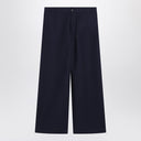 Acne Studios Navy blue satin trousers