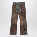 Acne Studios Jeans with Trompe L''Oeil print