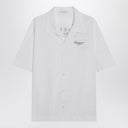 Givenchy White poplin shirt with logo print