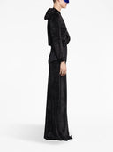 Balenciaga velvet-effect high-waisted skirt - Allure Absolue