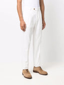 Brunello Cucinelli Trousers White - Allure Absolue