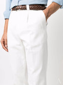 Brunello Cucinelli Trousers White - Allure Absolue