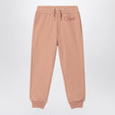 Chloé Antique pink joggers with logo