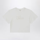 Chloé White T-shirt with embroidered logo