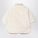 Chloé White shearling-effect jacket