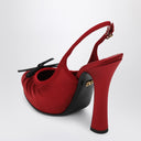 Dolce & Gabbana Dolce&Gabbana Red satin high slingback