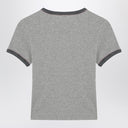 Chloé Chiné jersey baby-fit T-shirt with logo print